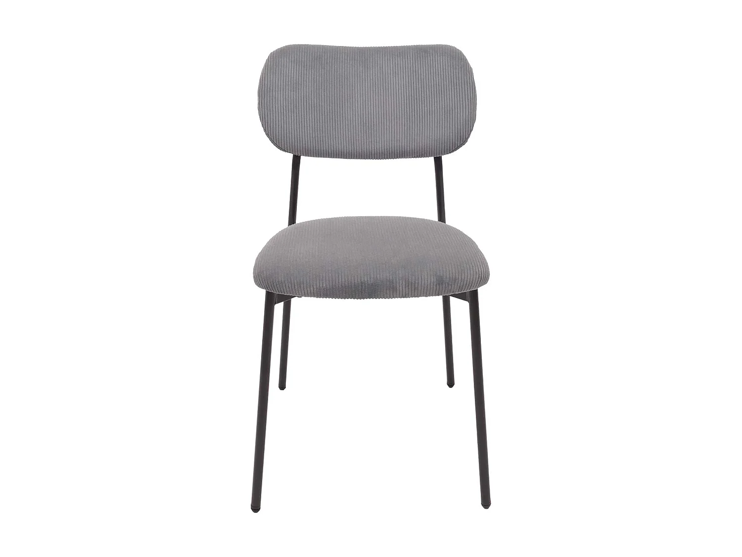 Chaise de salle à manger MCW-O26 (lot de 2),  gris foncé