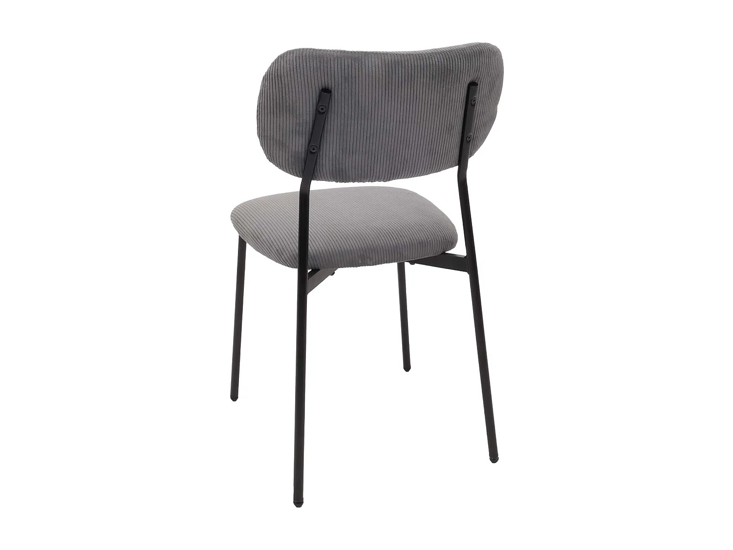 Chaise de salle à manger MCW-O26 (lot de 2),  gris foncé