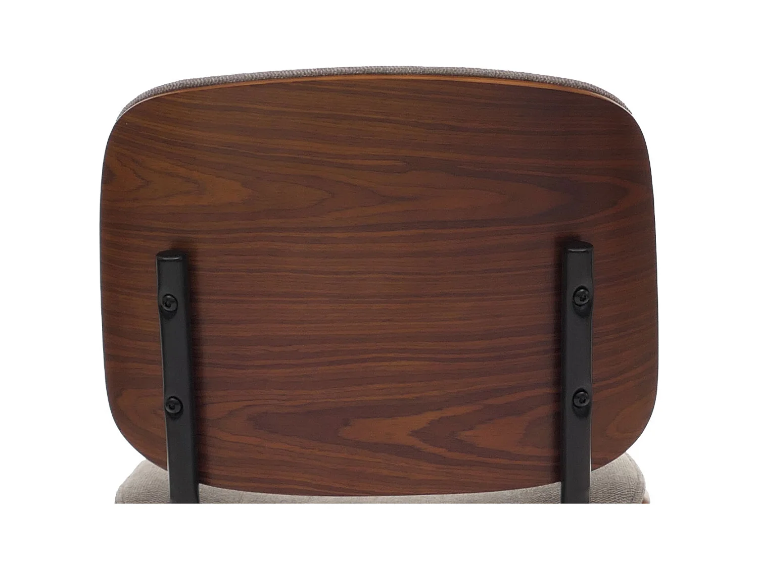 Chaise de salle à manger MCW-O44 (lot de 2),  aspect noyer, gris clair