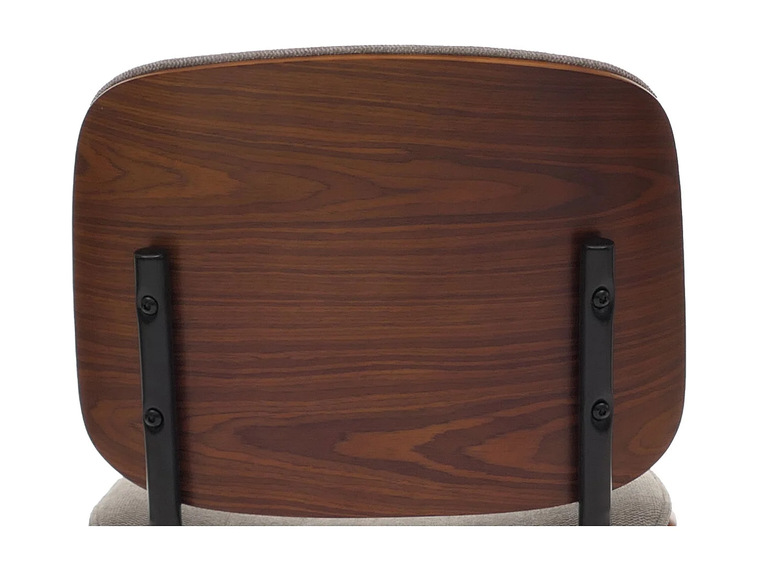 Chaise de salle à manger MCW-O44 (lot de 2),  aspect noyer, gris clair