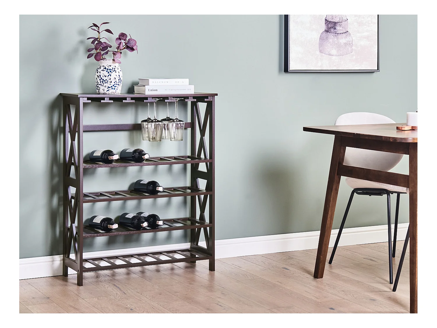 Porte-bouteille ROTHESAY Marron foncé