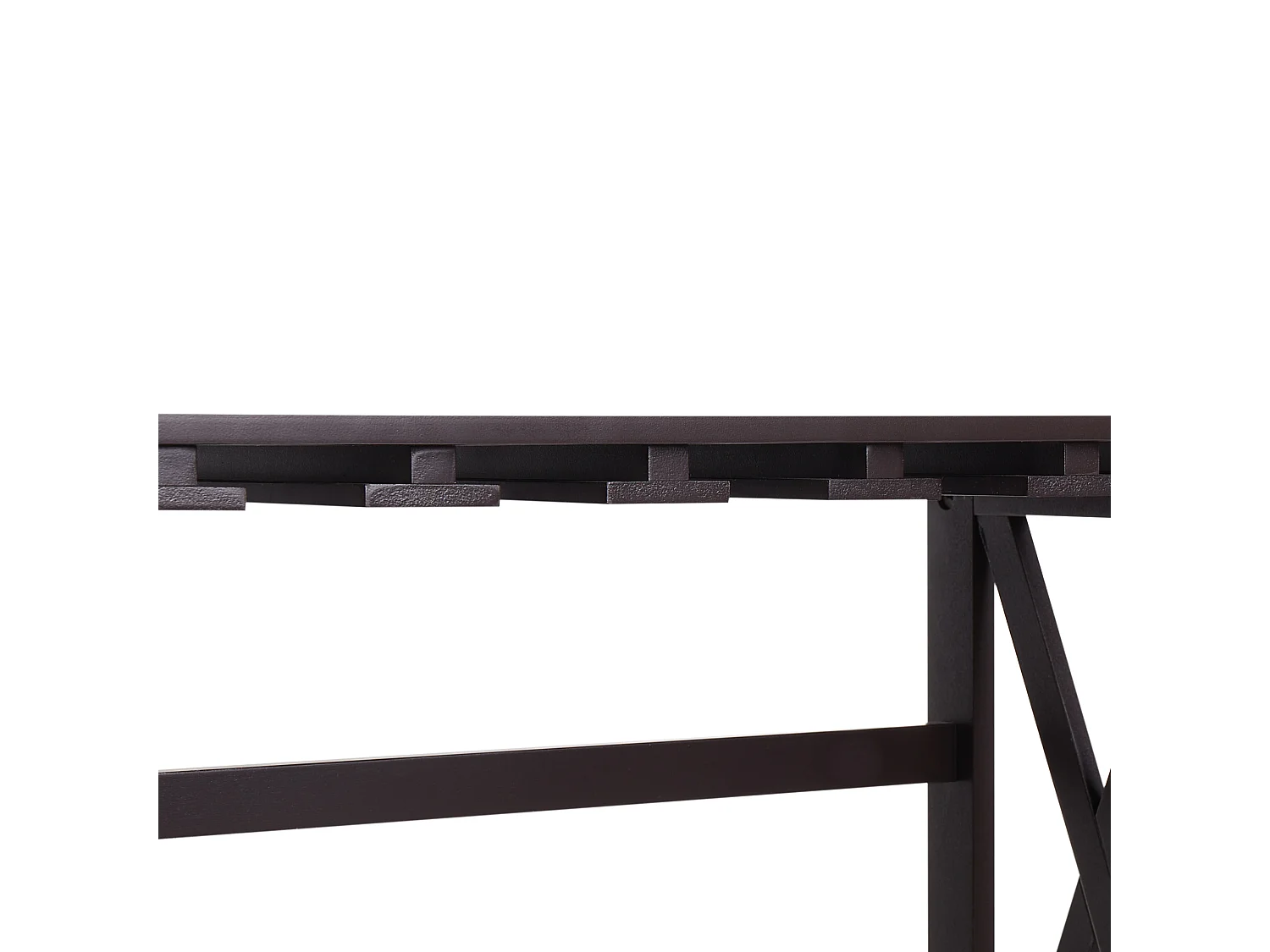 Stojak na wino ROTHESAY Ciemnobrązowy