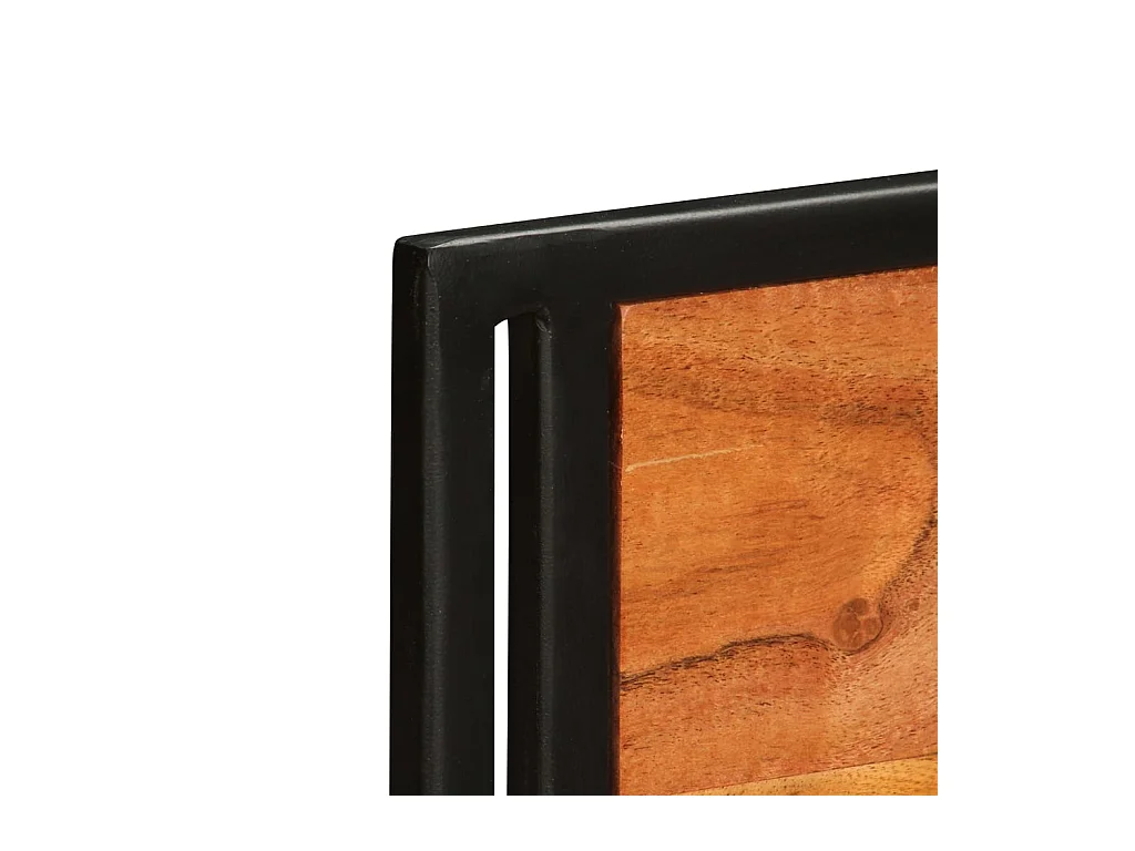 Chaises à manger lot de 6 bois d'acacia massif