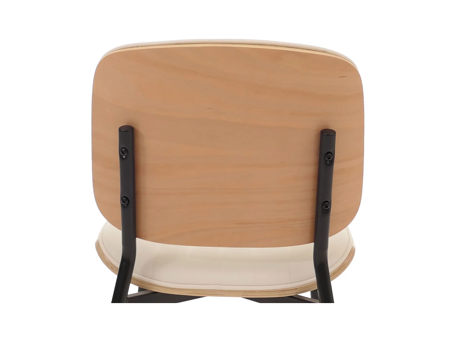 Chaise de salle à manger MCW-O44 (lot de 2),  naturel, blanc