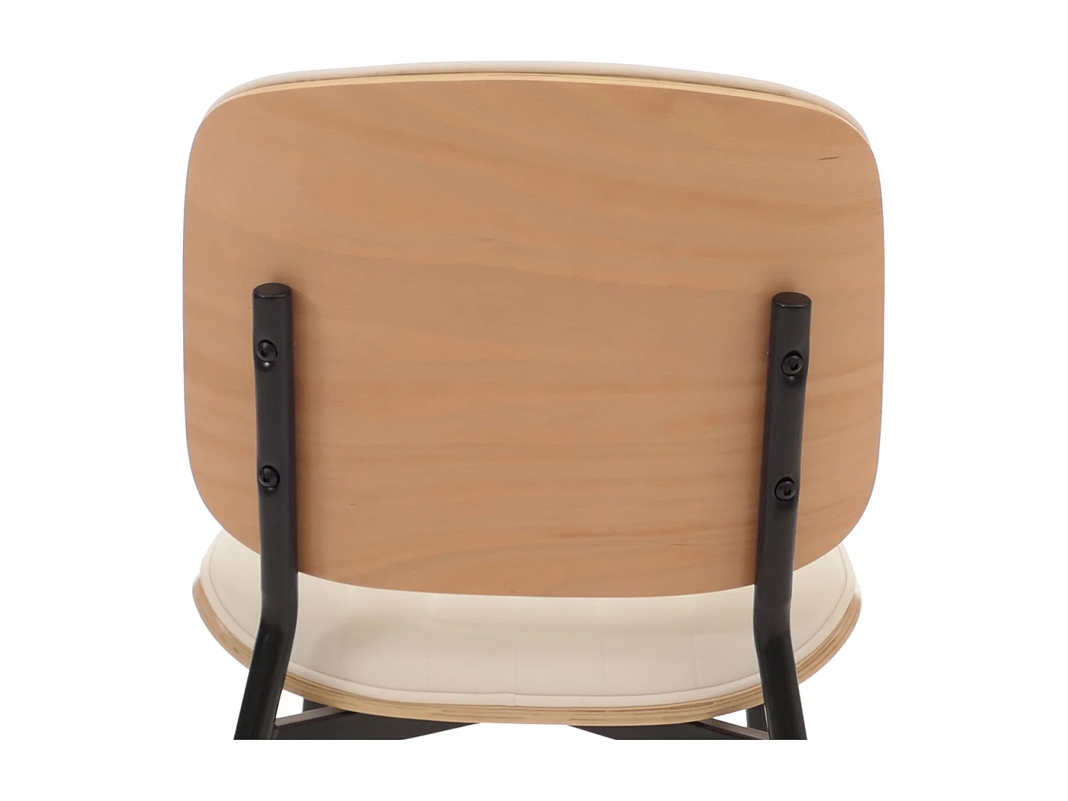 Chaise de salle à manger MCW-O44 (lot de 2),  naturel, blanc