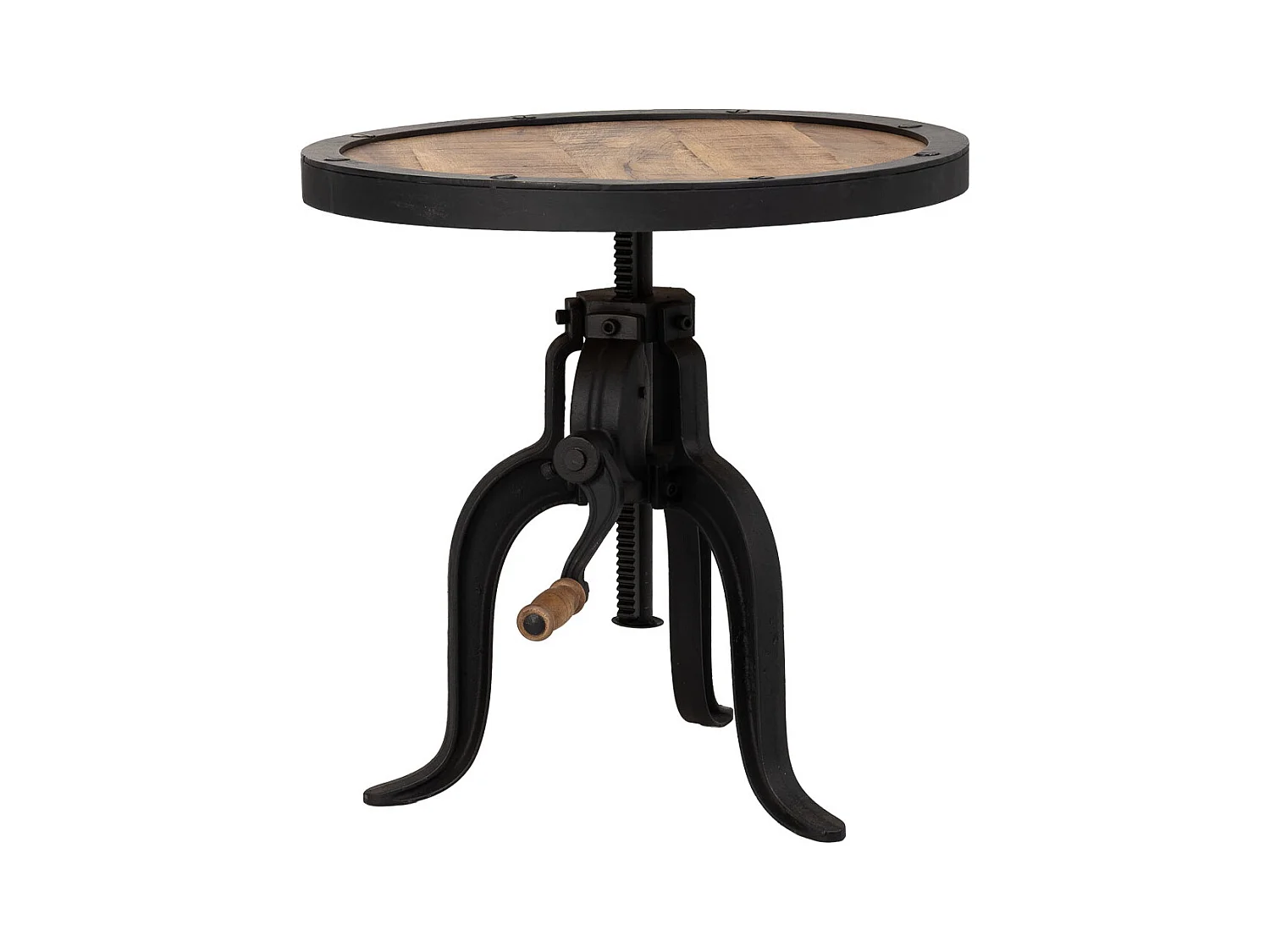 Mesa de apoio preta, D51x48h cm