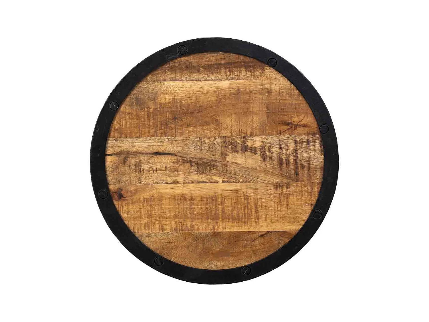 Mesa de apoio preta, D51x48h cm