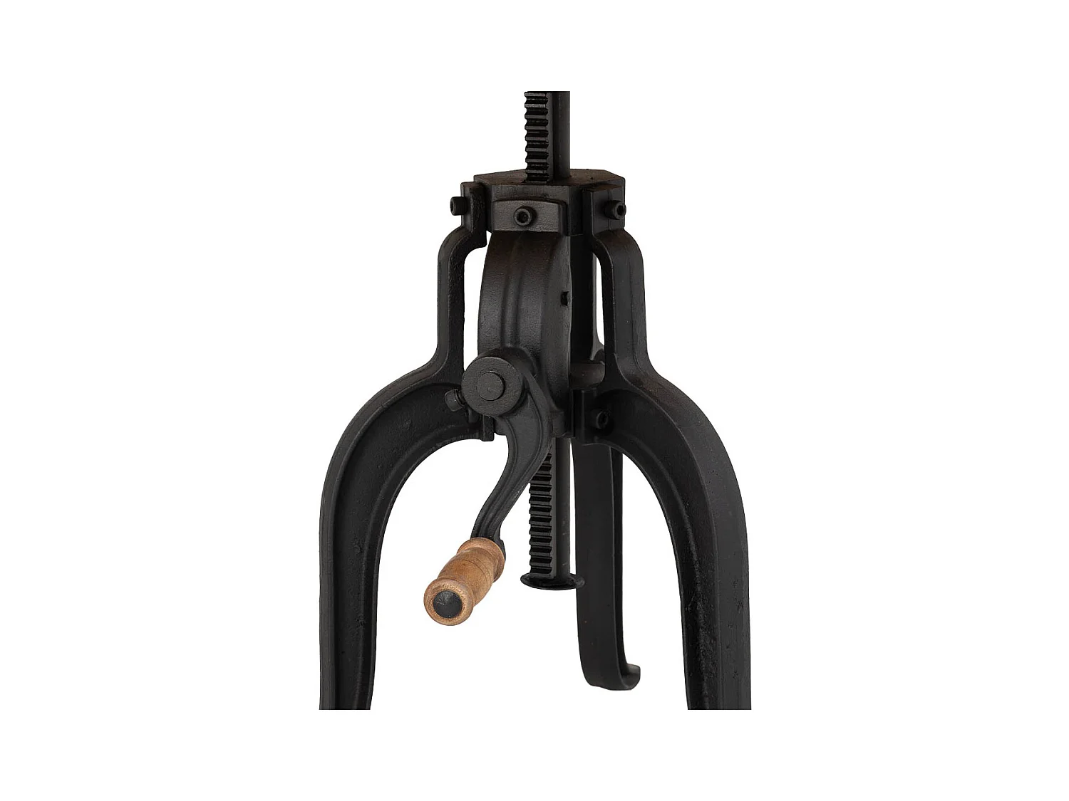 Mesa de apoio preta, D51x48h cm