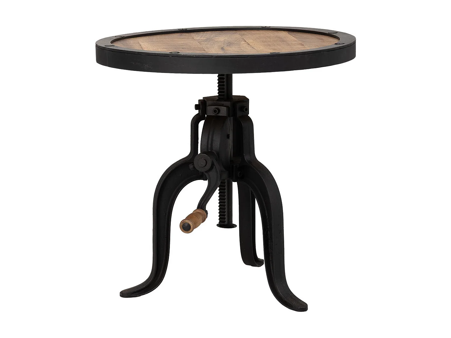 Mesa de apoio preta, D51x48h cm