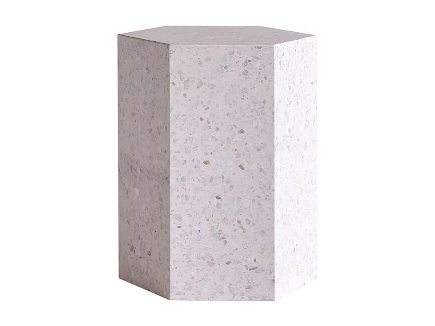 Sofaende aus Premium-Terrazzo Pink Zoé