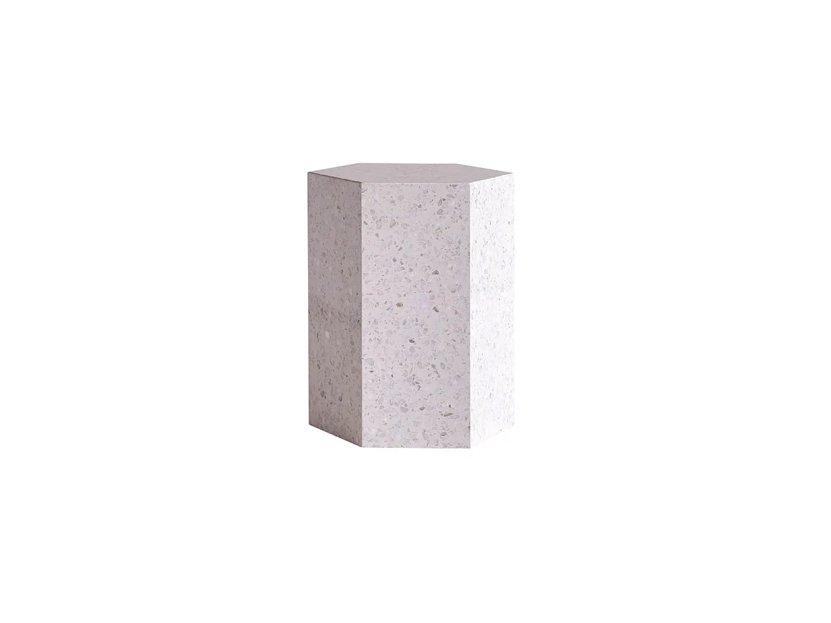 Sofaende aus Premium-Terrazzo Pink Zoé