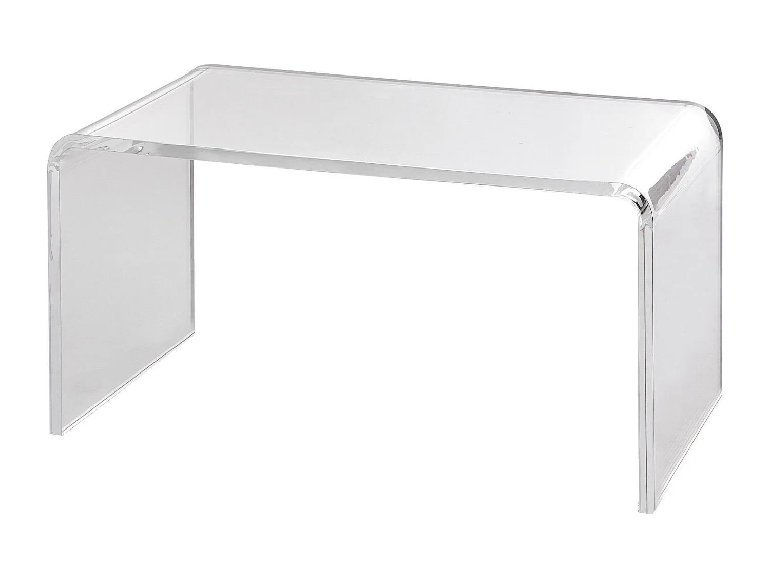 Hulptafel SucceBuy van Acryl in C-vorm SucceBuy Hulptafel Transparant Hoogte van 41CM