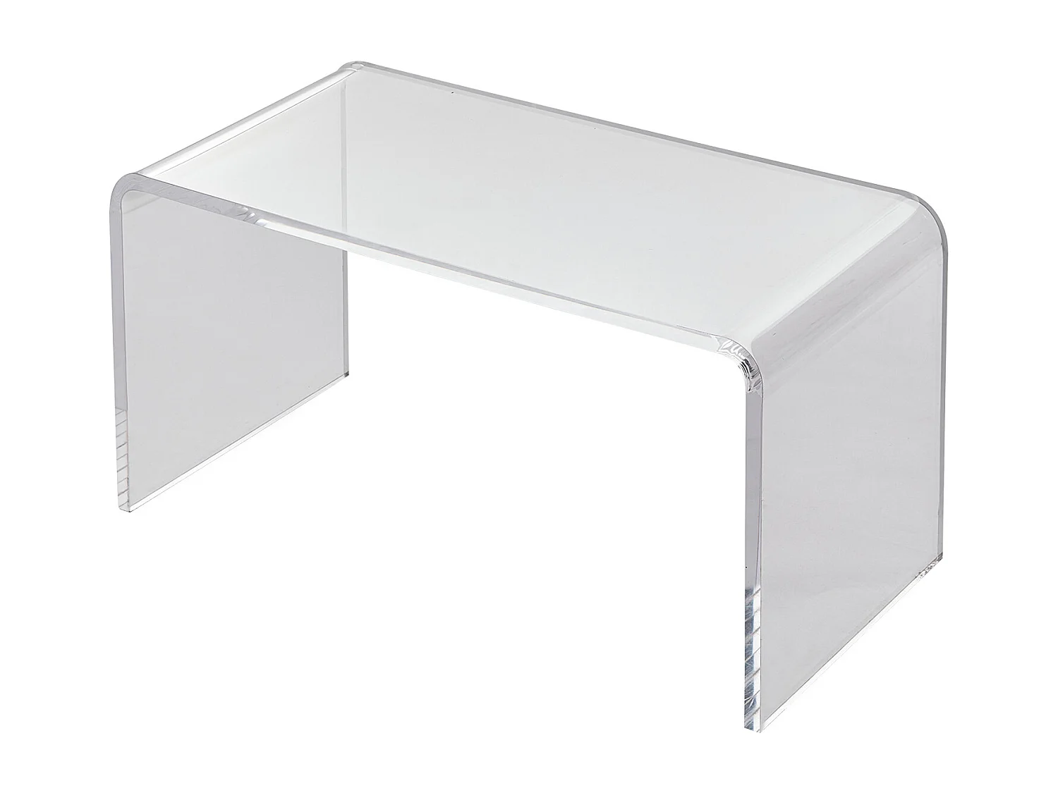 Hulptafel SucceBuy van Acryl in C-vorm SucceBuy Hulptafel Transparant Hoogte van 41CM