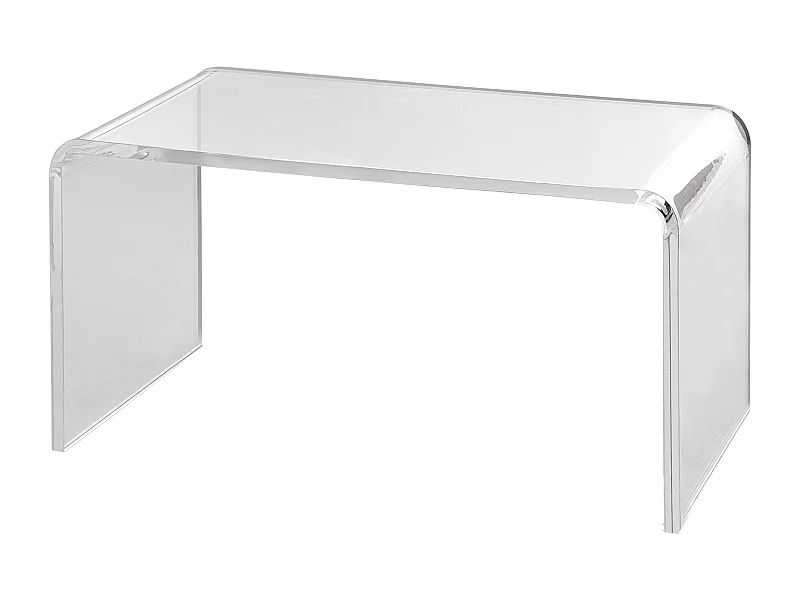 Hulptafel SucceBuy van Acryl in C-vorm SucceBuy Hulptafel Transparant Hoogte van 41CM