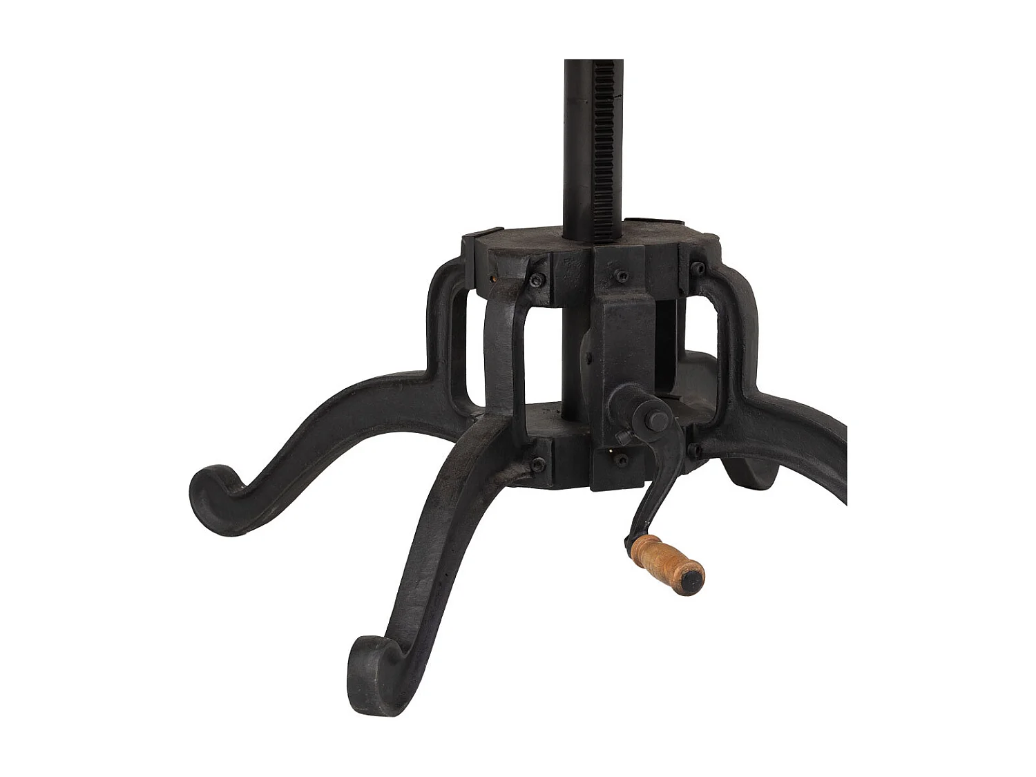 Höhenverstellbarer Tisch D76x46 Natur