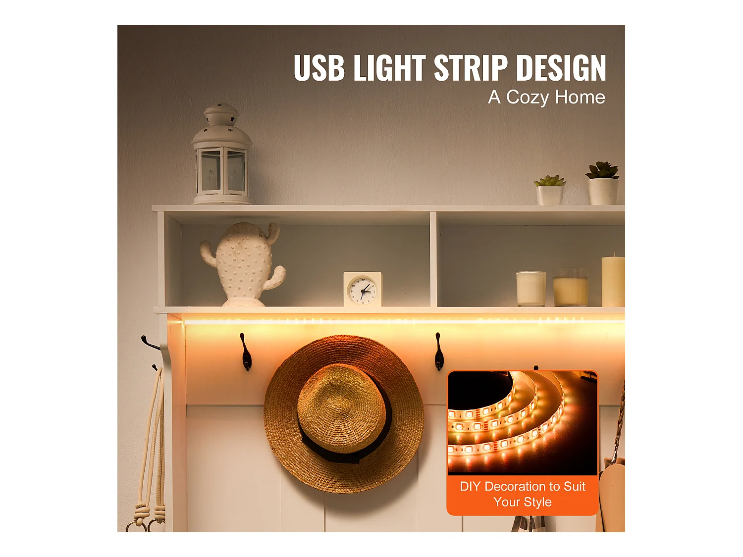 Wieszak na Ubrania z Drewna SucceBuy z Ławką i 7 Hakami na Wejście i Korytarz - Funkcjonalny Mebel do Szatni i Przestrzeni Wejściowych