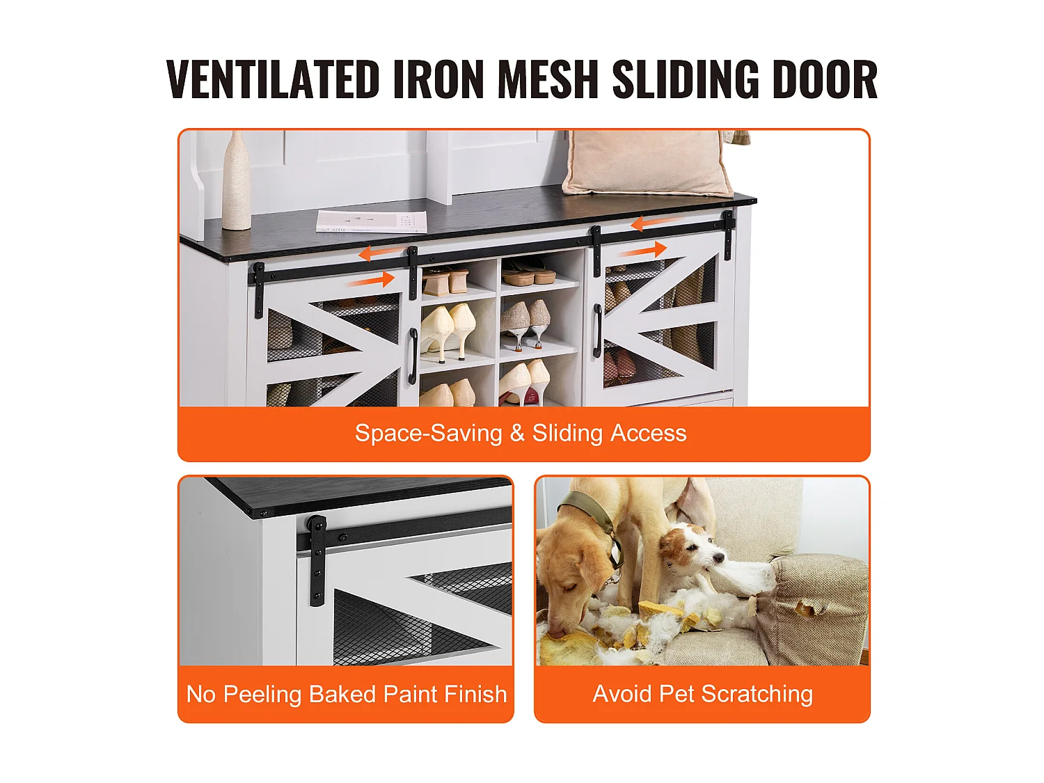 Portemanteau en Bois SucceBuy avec Banc et 12 Crochets pour Entrée - Organisation Maximale pour les Vêtements et Chaussures de Famille