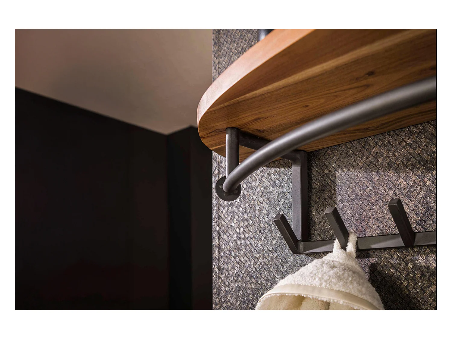 Garde-robe - Noir métal - LUANA