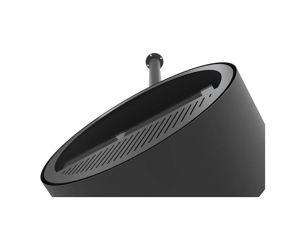 Cheminée à vapeur d'eau encastrable Corner L1200 avec flammes multicolores, effet 3D et contrôle par application, réservoir de 2,4 l - 120 cm