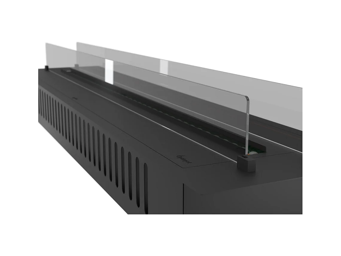 Cheminée vapeur d'eau Insert 1800 - Flammes multicolores 3D, contrôle appli, réservoir 3,6L, remplissage auto - 180 cm