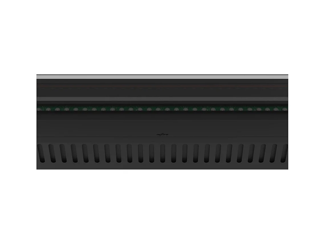 Cheminée vapeur d'eau Insert 1800 - Flammes multicolores 3D, contrôle appli, réservoir 3,6L, remplissage auto - 180 cm