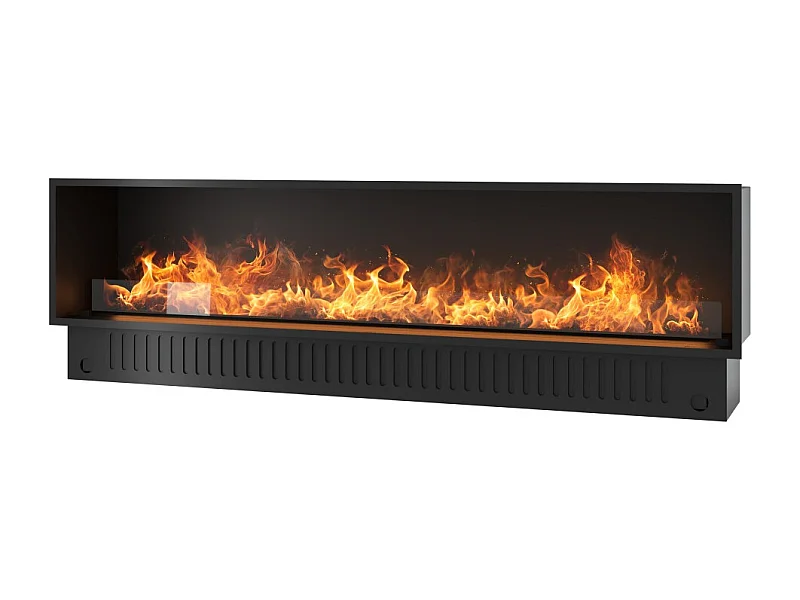 Chimenea vapor de agua empotrada Invapo Inside 2200 - Llama multicolor 3D, app, depósito 2,4 l, recarga automática - 220 cm