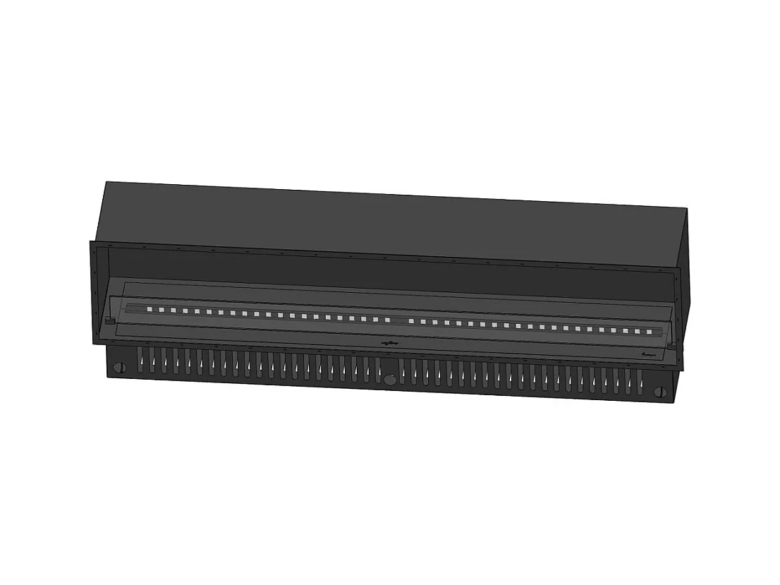 Cheminée vapeur d'eau Inside 2200 - Flammes LED 3D multicolores, appli mobile, réservoir 2,4L, remplissage automatique - 220 cm