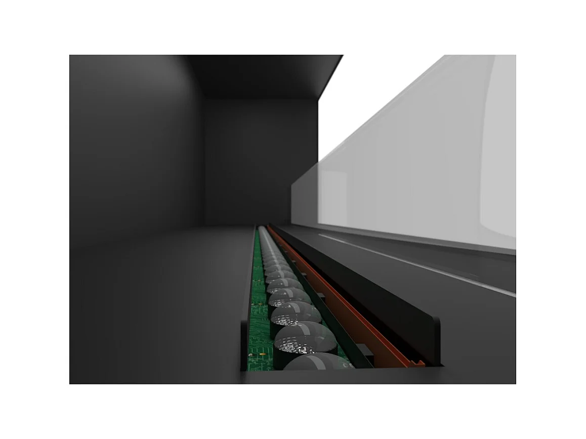 Cheminée vapeur d'eau Inside 1800 - Flammes multicolores, effet 3D, appli mobile, réservoir 3,6L, remplissage auto - 183 cm