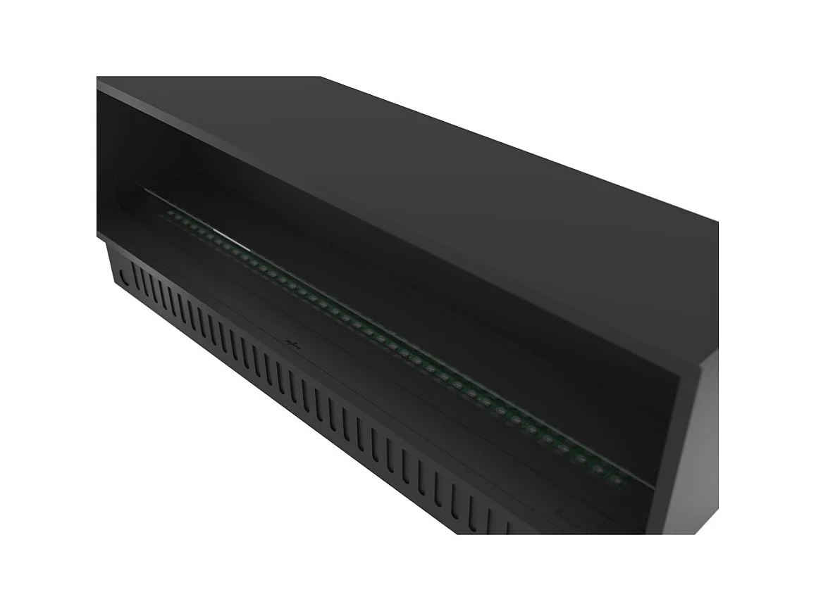 Cheminée vapeur d'eau Inside 1800 - Flammes multicolores, effet 3D, appli mobile, réservoir 3,6L, remplissage auto - 183 cm