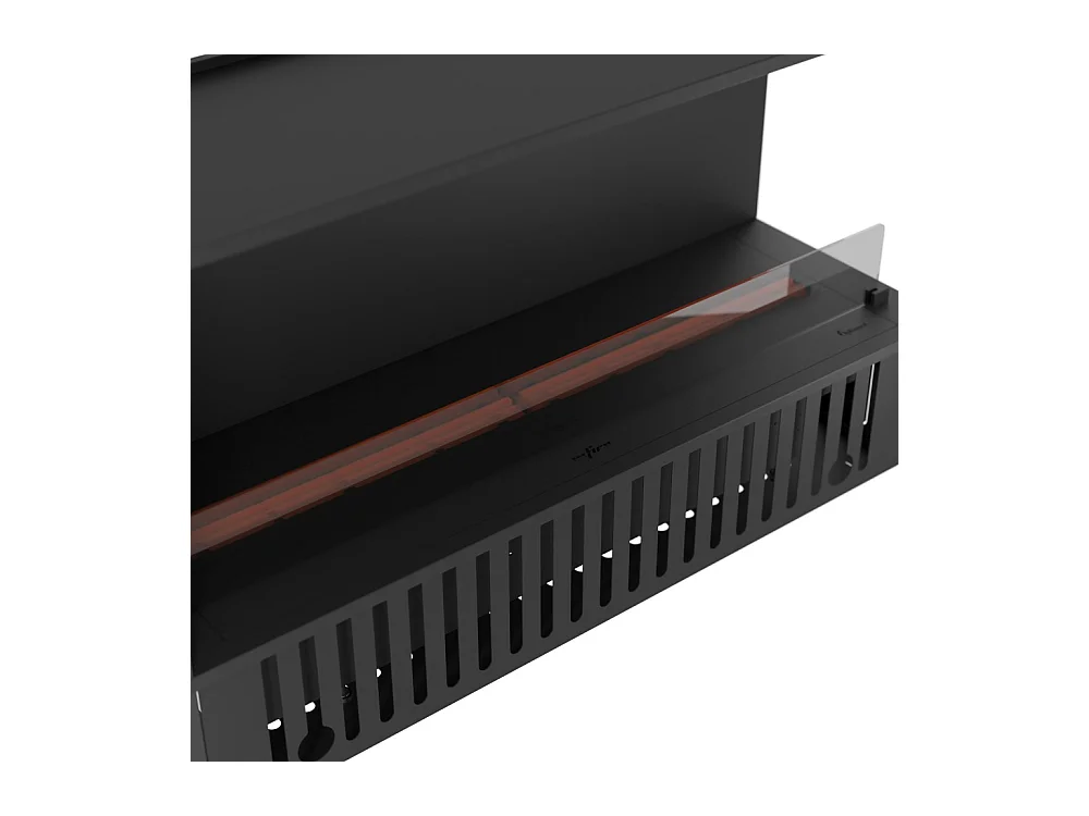 Cheminée vapeur d'eau encastrable Corner R1200 - Flammes 3D multicolores, contrôle appli, réservoir 2,4L, remplissage auto - 120 cm