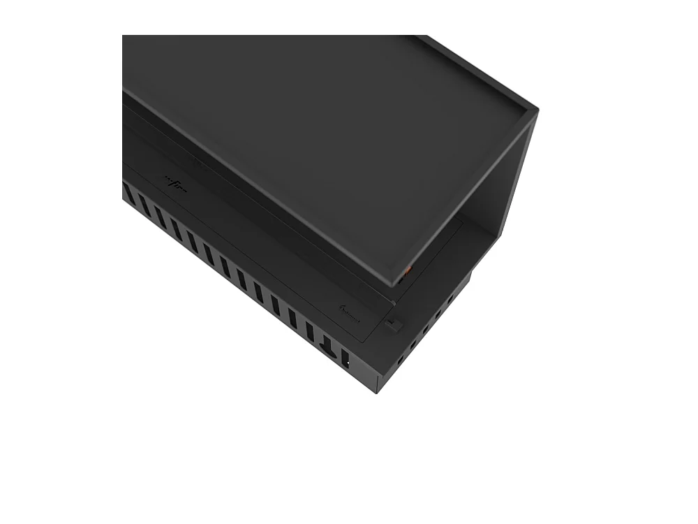 Cheminée vapeur d'eau encastrable Corner R1200 - Flammes 3D multicolores, contrôle appli, réservoir 2,4L, remplissage auto - 120 cm