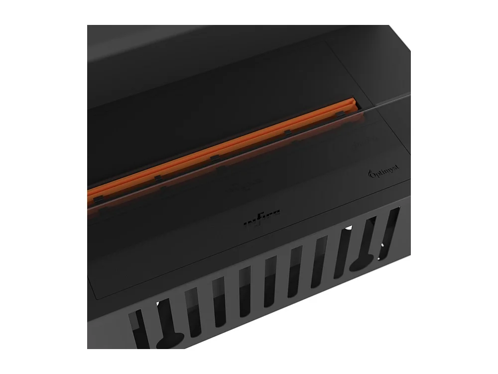 Cheminée vapeur d'eau encastrable Corner R800 - Flammes 3D LED multicolores, app mobile, réservoir 1,2L, remplissage auto - 80 cm