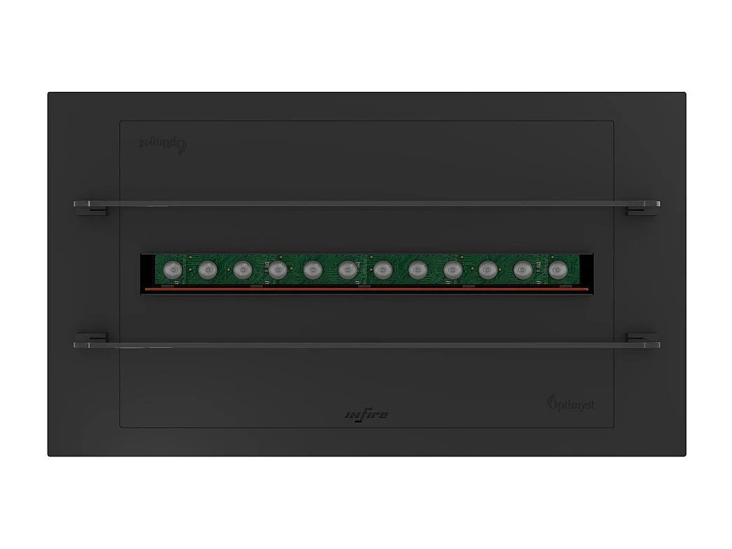 Cheminée vapeur d'eau Insert 700 - Flammes multicolores LED, effet 3D, app mobile, réservoir 1,2L, remplissage auto - 70 cm