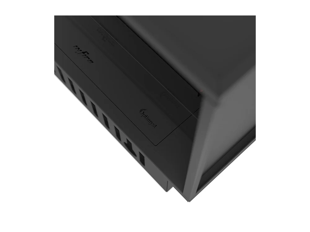 Cheminée vapeur d'eau encastrable Corner L800 - Flammes 3D multicolores, contrôle appli, réservoir 1,2L, remplissage auto - 80 cm