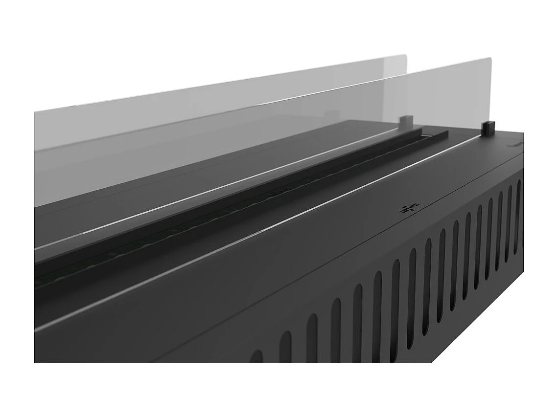 Invapo Insert 1200 Lareira embutida a vapor de água - Chama multicolorida, efeito 3D e controle por aplicativo, tanque de 2,4 l - 120 cm