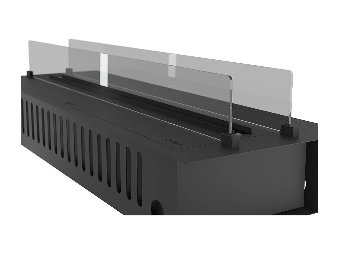 Invapo Insert 1200 Lareira embutida a vapor de água - Chama multicolorida, efeito 3D e controle por aplicativo, tanque de 2,4 l - 120 cm