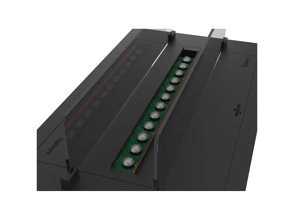 Kominek parowy do zabudowy Invapo Insert 700 - wielokolorowy płomień, efekt 3D i sterowanie aplikacją, zbiornik 1,2 l - 70 cm