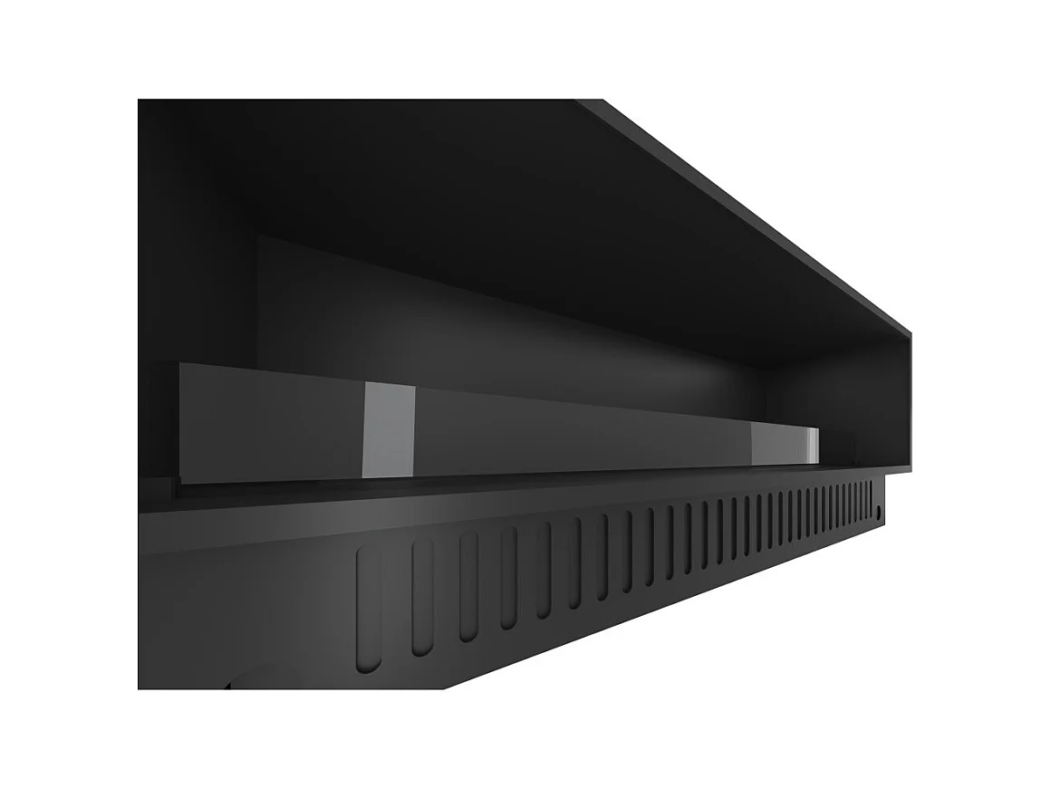 Cheminée à vapeur d'eau encastrable Invapo Inside 1800 - Flammes multicolores, effet 3D et contrôle par application, réservoir de 3,6 l - 183 cm