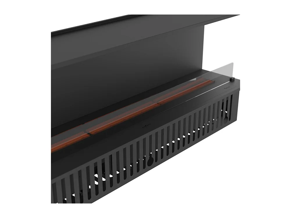 Cheminée à vapeur d'eau encastrable Inside C1800 avec flammes multicolores, effet 3D et contrôle par application, réservoir de 3,6 l - 180 cm