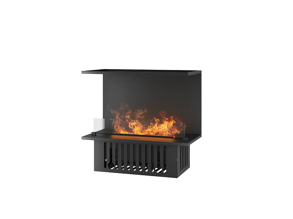 Wbudowany kominek parowy Inside C800 z wielokolorowym płomieniem, efektem 3D i sterowaniem za pomocą aplikacji, zbiornik 1,2 l - 80 cm