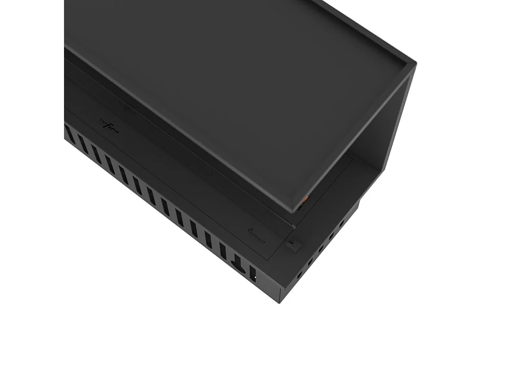 Cheminée à vapeur d'eau encastrable Corner R1200 avec flammes multicolores, effet 3D et contrôle par application, réservoir de 2,4 l - 120 cm
