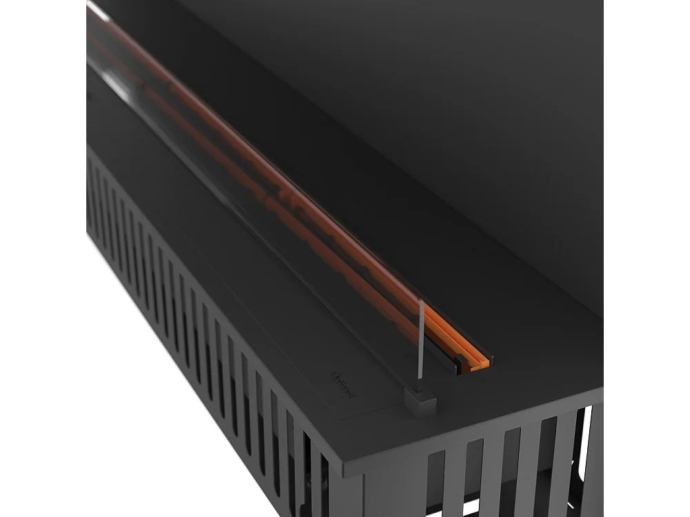 Lareira embutida a vapor Inside C2200 com chama multicolorida, efeito 3D e controle por aplicativo, tanque de 4,8 l - recarga automática de 220 cm