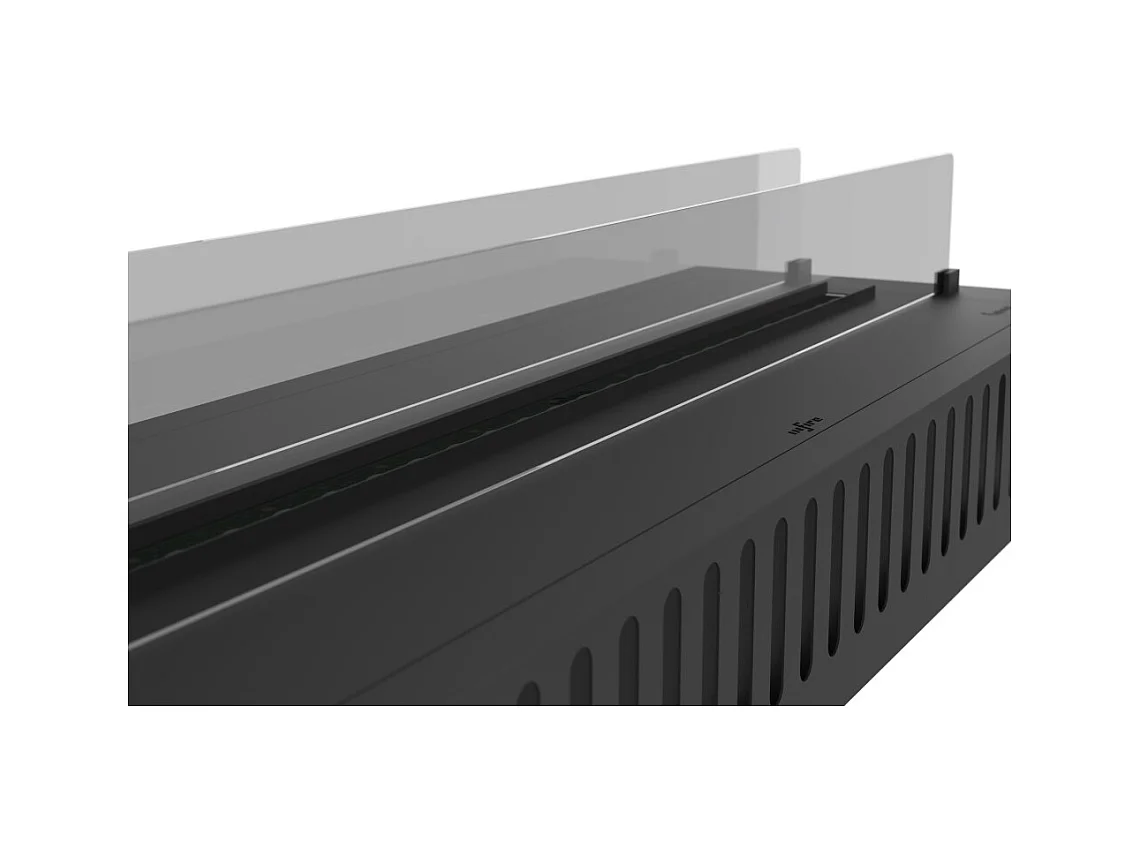 Cheminée vapeur d'eau Insert 1200 - Flammes LED multicolores, effet 3D, app mobile, réservoir 2,4L, remplissage automatique - 120 cm