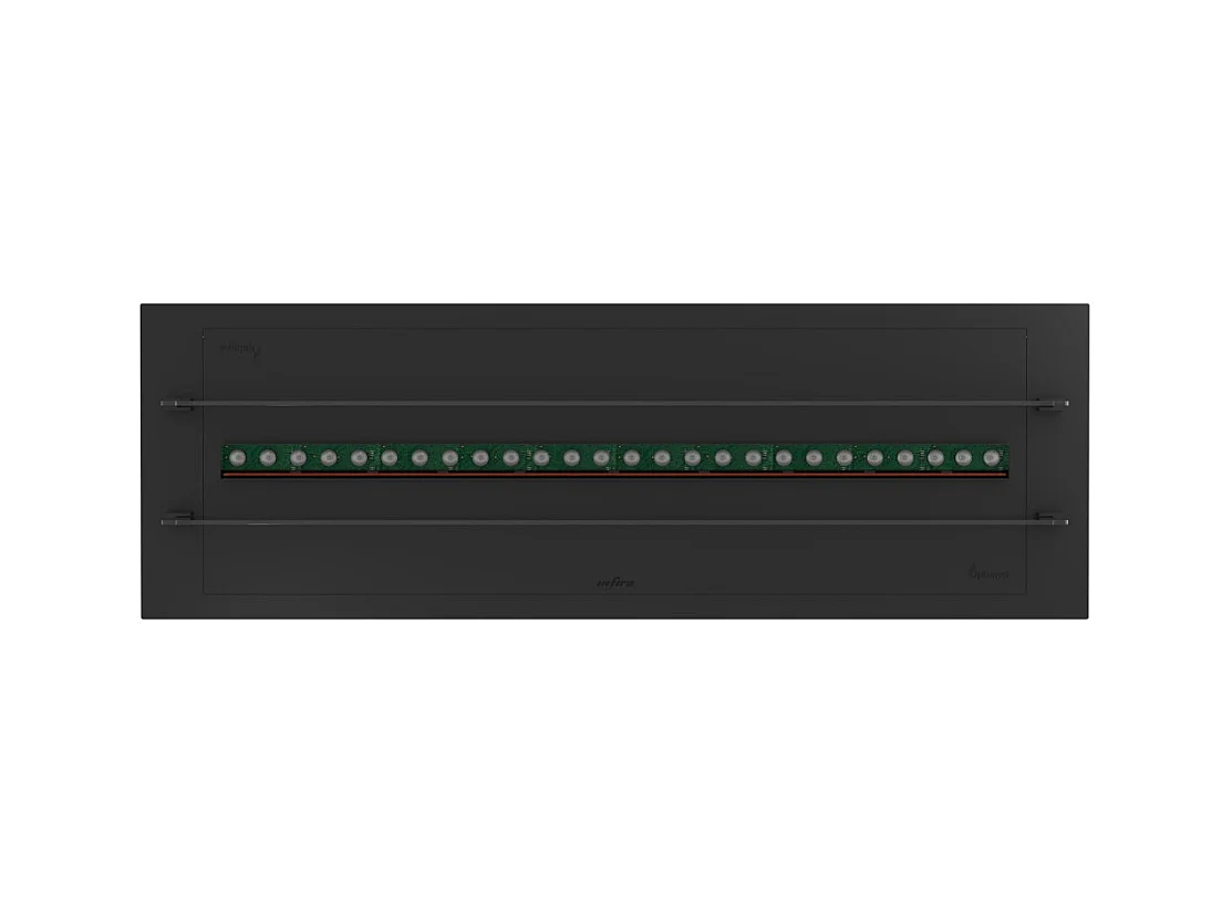 Cheminée vapeur d'eau Insert 1200 - Flammes LED multicolores, effet 3D, app mobile, réservoir 2,4L, remplissage automatique - 120 cm