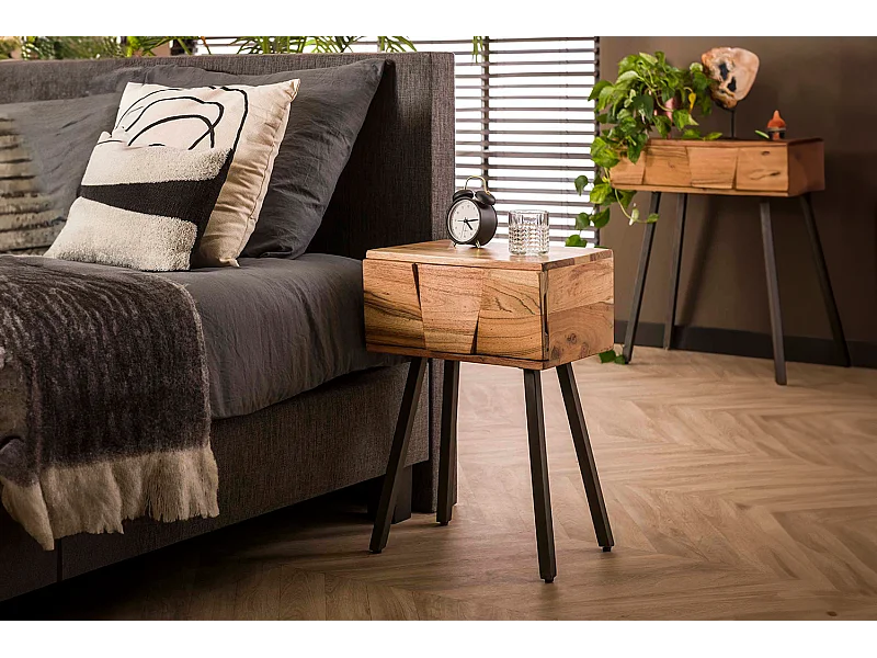 Table de nuit - Bois Bois - 30 x 40 cm - ANYL