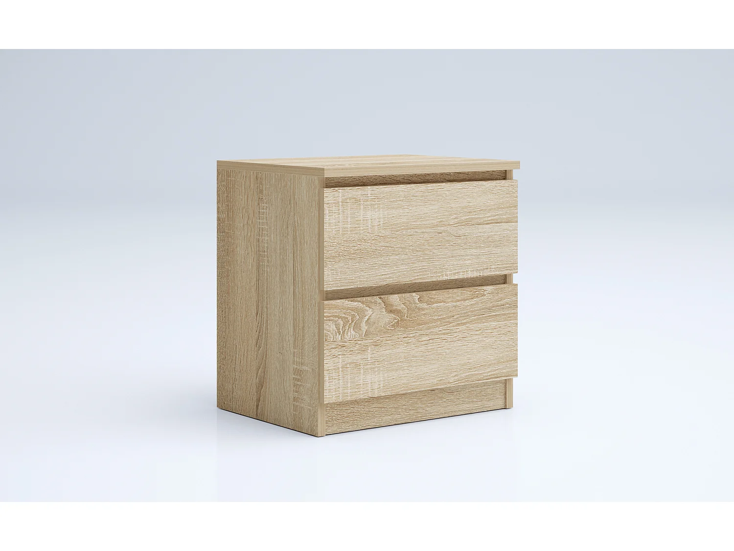 Comodino due cassetti rovere sonoma CGA4