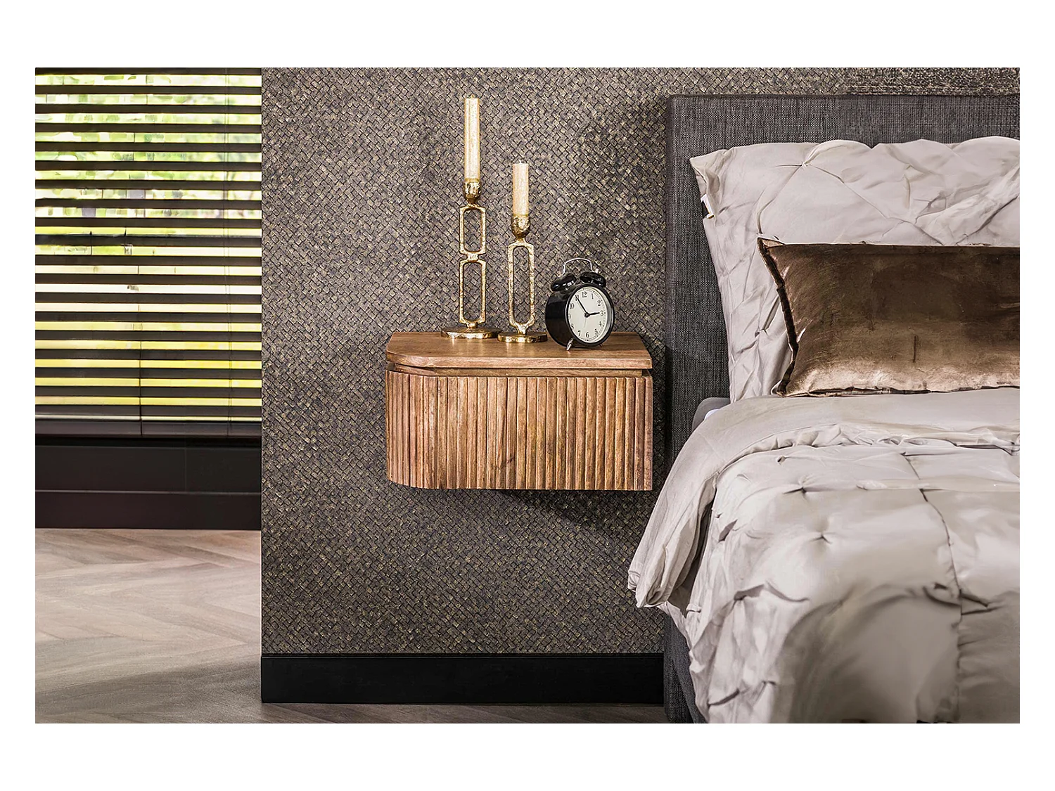 Set Table de nuit - Bois Bois - 35 x 40 cm - HEVE