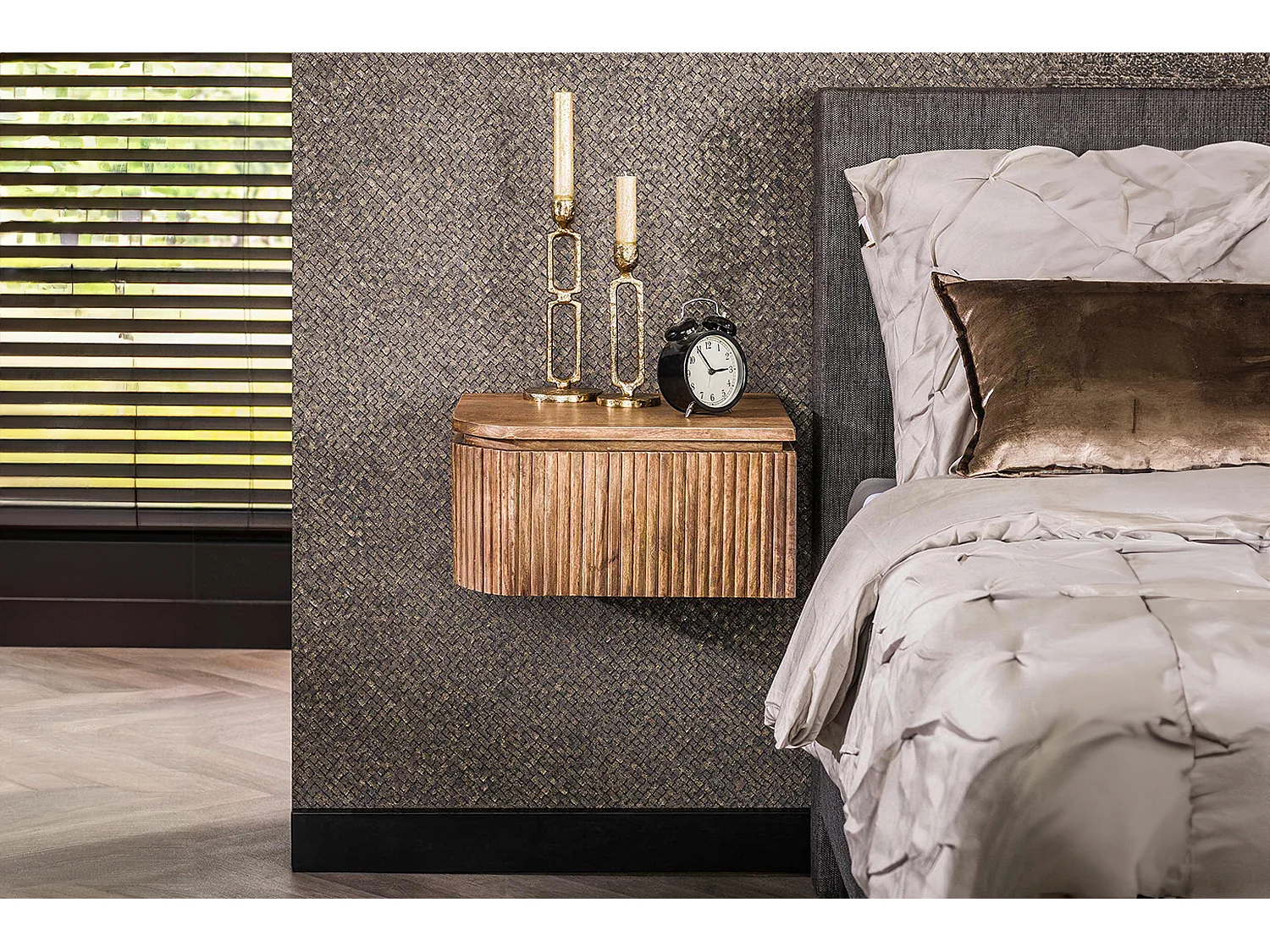 Set Mesilla de noche - Madera Madera - 35 x 40 cm - HEVE