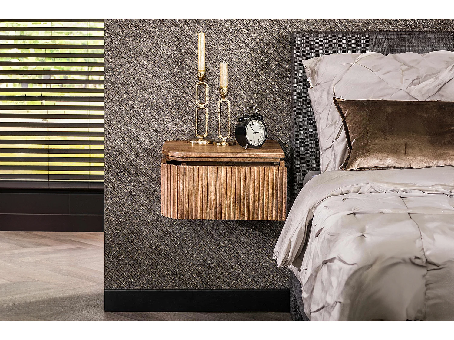 Set Mesilla de noche - Madera Madera - 35 x 40 cm - HEVE