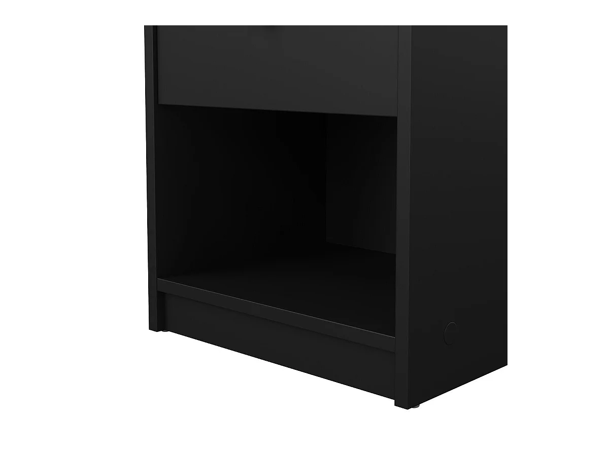 Table de chevet 1 tiroir et 1 niche L37,9 cm - LISE